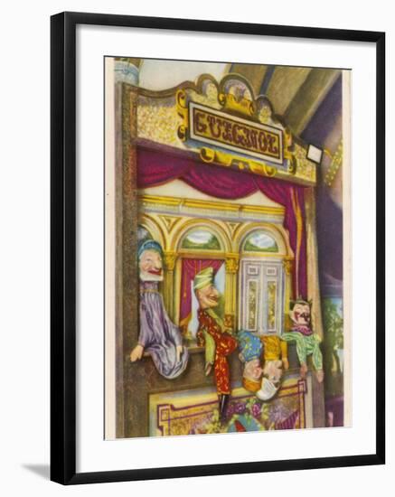 Tournai, Belgium Traditional Guignol De La Maison Tournaisienne (Puppet Theatre)-null-Framed Photographic Print