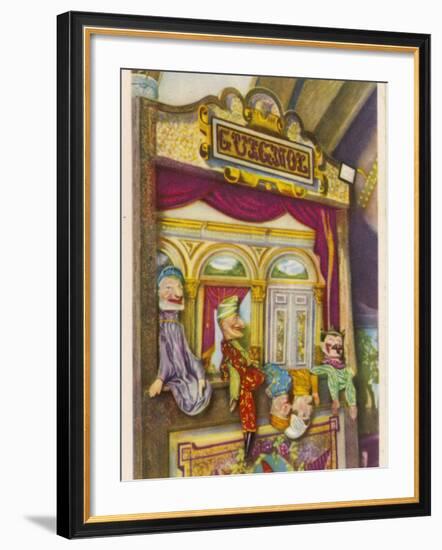 Tournai, Belgium Traditional Guignol De La Maison Tournaisienne (Puppet Theatre)-null-Framed Photographic Print