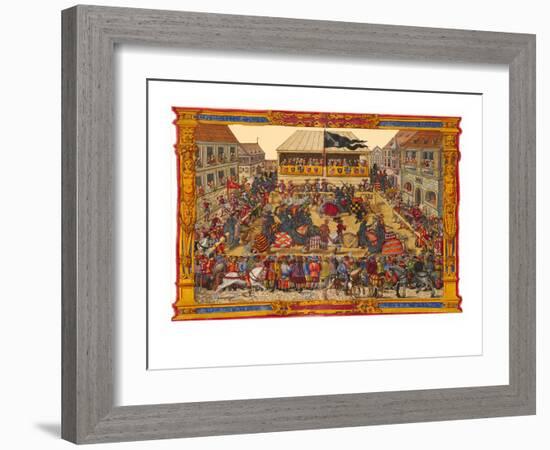 Tournament Venue-Hector Mair Paulus-Framed Art Print