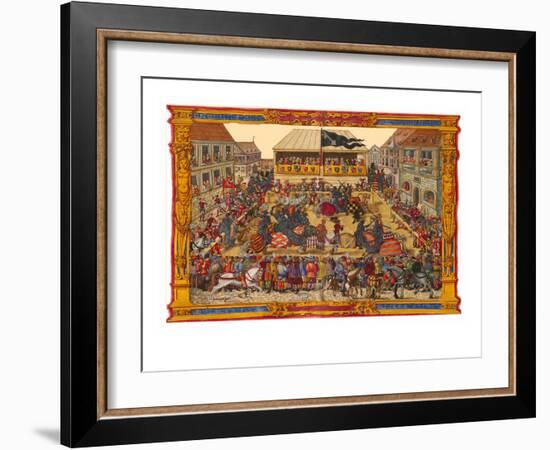 Tournament Venue-Hector Mair Paulus-Framed Art Print