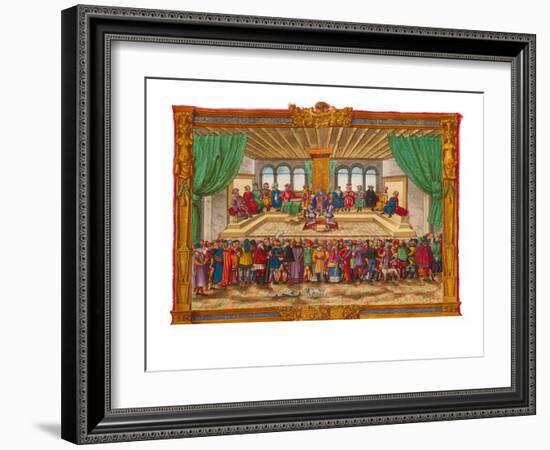 Tournament Venue-Hector Mair Paulus-Framed Art Print