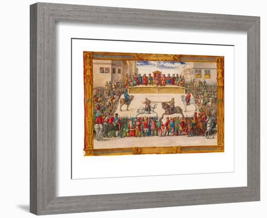 Tournament Venue-Hector Mair Paulus-Framed Art Print