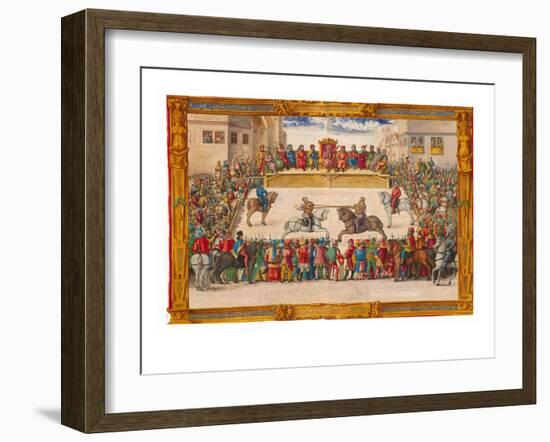 Tournament Venue-Hector Mair Paulus-Framed Art Print