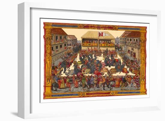 Tournament Venue-Hector Mair Paulus-Framed Art Print