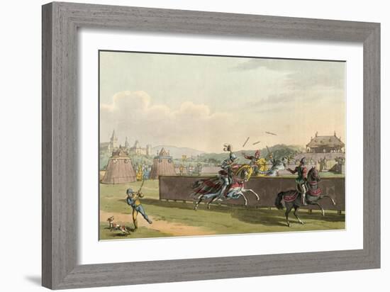 Tournament-Charles Hamilton Smith-Framed Art Print