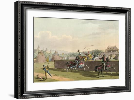 Tournament-Charles Hamilton Smith-Framed Art Print