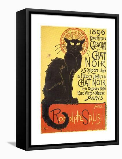 Tournee Du Chat Noir, 1896 - The Black Cat Cabaret-Théophile Alexandre Steinlen-Framed Stretched Canvas