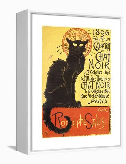 Tournee Du Chat Noir, 1896 - The Black Cat Cabaret-Théophile Alexandre Steinlen-Framed Stretched Canvas