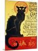 Tournee Du Chat Noir, 1896 - The Black Cat Cabaret-Théophile Alexandre Steinlen-Mounted Giclee Print