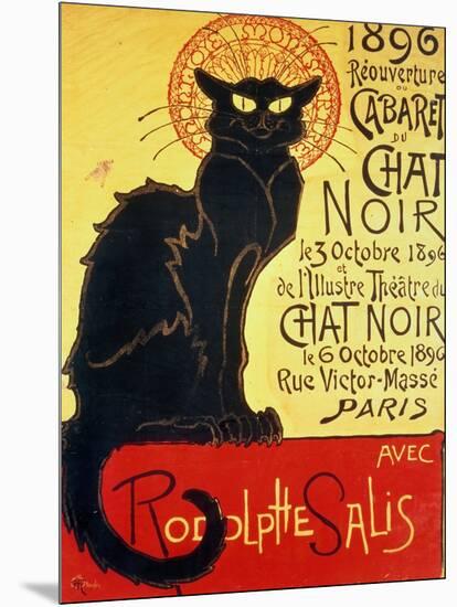 Tournee Du Chat Noir, 1896 - The Black Cat Cabaret-Théophile Alexandre Steinlen-Mounted Giclee Print