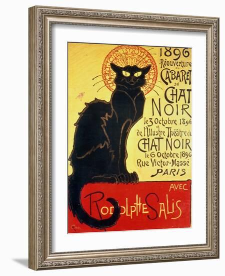 Tournee Du Chat Noir, 1896 - The Black Cat Cabaret-Théophile Alexandre Steinlen-Framed Giclee Print