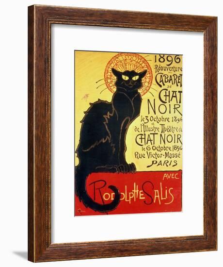 Tournee Du Chat Noir, 1896 - The Black Cat Cabaret-Théophile Alexandre Steinlen-Framed Giclee Print