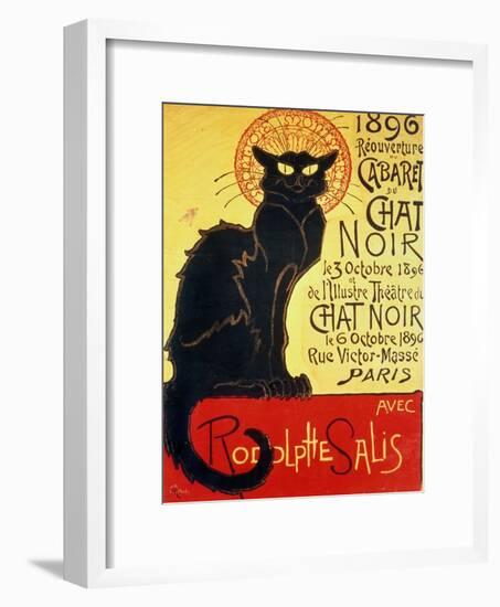 Tournee Du Chat Noir, 1896 - The Black Cat Cabaret-Théophile Alexandre Steinlen-Framed Giclee Print