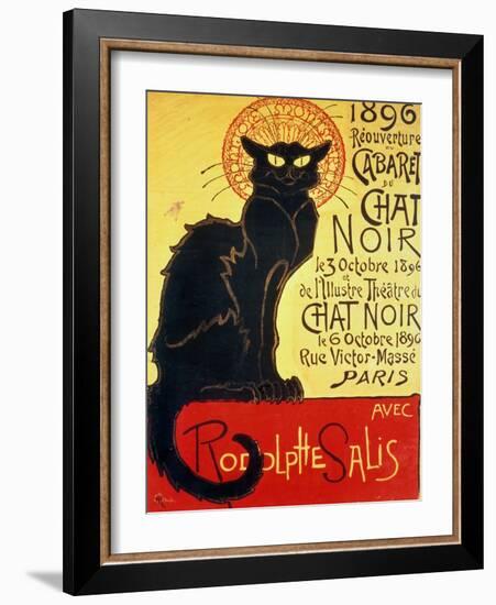 Tournee Du Chat Noir, 1896 - The Black Cat Cabaret-Théophile Alexandre Steinlen-Framed Giclee Print