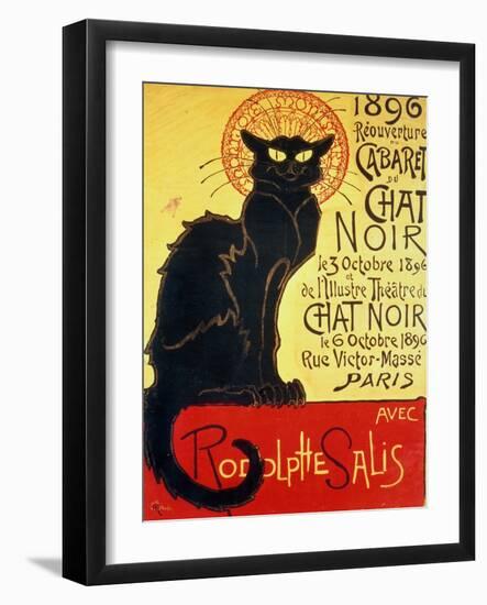 Tournee Du Chat Noir, 1896 - The Black Cat Cabaret-Théophile Alexandre Steinlen-Framed Giclee Print