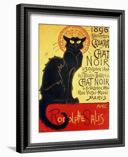 Tournee Du Chat Noir, 1896 - The Black Cat Cabaret-Théophile Alexandre Steinlen-Framed Giclee Print