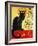 Tournee Du Chat Noir, 1896 - The Black Cat Cabaret-Théophile Alexandre Steinlen-Framed Giclee Print