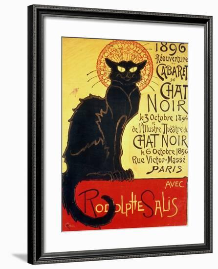 Tournee Du Chat Noir, 1896 - The Black Cat Cabaret-Théophile Alexandre Steinlen-Framed Giclee Print