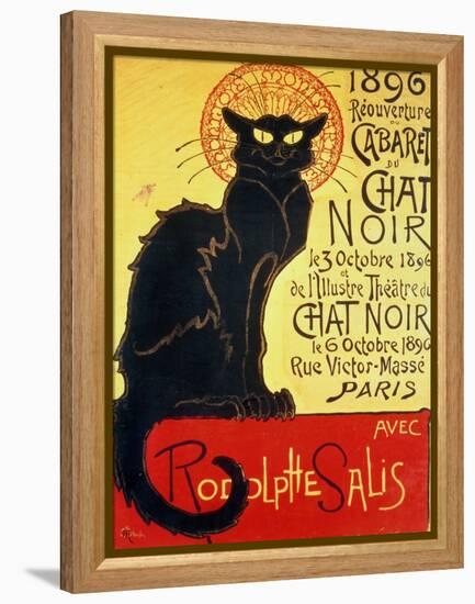 Tournee Du Chat Noir, 1896 - The Black Cat Cabaret-Théophile Alexandre Steinlen-Framed Premier Image Canvas