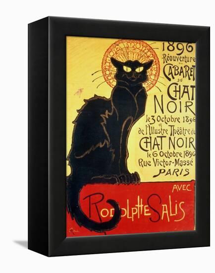 Tournee Du Chat Noir, 1896 - The Black Cat Cabaret-Théophile Alexandre Steinlen-Framed Premier Image Canvas