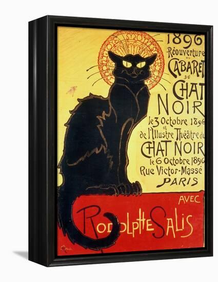 Tournee Du Chat Noir, 1896 - The Black Cat Cabaret-Théophile Alexandre Steinlen-Framed Premier Image Canvas