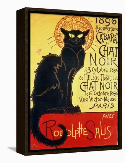 Tournee Du Chat Noir, 1896 - The Black Cat Cabaret-Théophile Alexandre Steinlen-Framed Premier Image Canvas