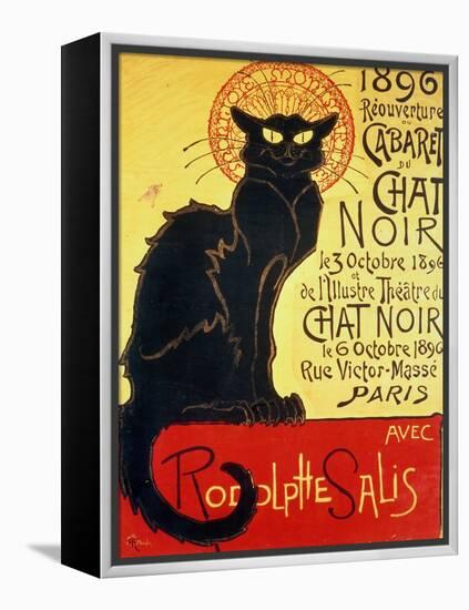 Tournee Du Chat Noir, 1896 - The Black Cat Cabaret-Théophile Alexandre Steinlen-Framed Premier Image Canvas