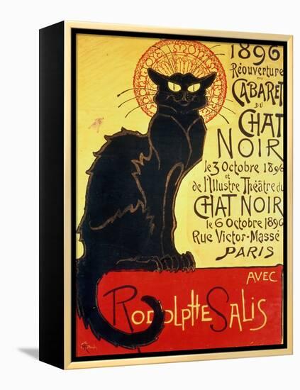 Tournee Du Chat Noir, 1896 - The Black Cat Cabaret-Théophile Alexandre Steinlen-Framed Premier Image Canvas
