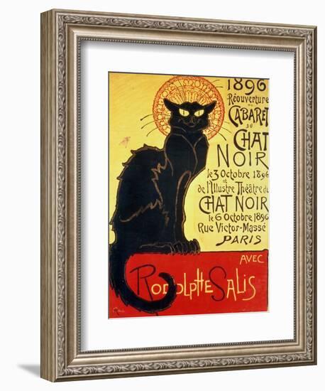 Tournee Du Chat Noir, 1896 - The Black Cat Cabaret-Théophile Alexandre Steinlen-Framed Giclee Print