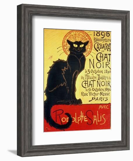 Tournee Du Chat Noir, 1896 - The Black Cat Cabaret-Théophile Alexandre Steinlen-Framed Giclee Print