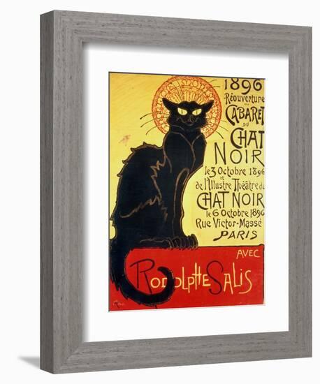 Tournee Du Chat Noir, 1896 - The Black Cat Cabaret-Théophile Alexandre Steinlen-Framed Giclee Print