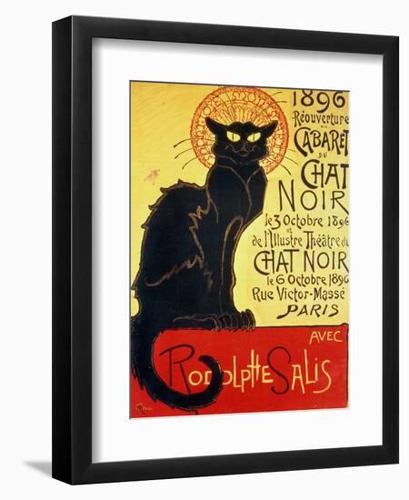 Tournee Du Chat Noir, 1896 - The Black Cat Cabaret-Théophile Alexandre Steinlen-Framed Giclee Print