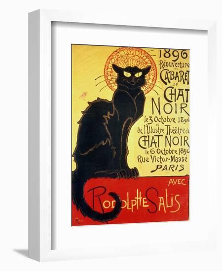 Tournee Du Chat Noir, 1896 - The Black Cat Cabaret-Théophile Alexandre Steinlen-Framed Giclee Print