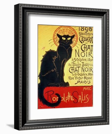 Tournee Du Chat Noir, 1896 - The Black Cat Cabaret-Théophile Alexandre Steinlen-Framed Giclee Print