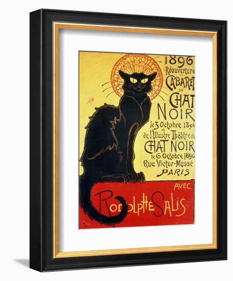 Tournee Du Chat Noir, 1896 - The Black Cat Cabaret-Théophile Alexandre Steinlen-Framed Giclee Print