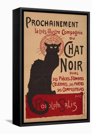 Tournee Du Chat Noir, 1896 - The Black Cat Cabaret-Théophile Alexandre Steinlen-Framed Premier Image Canvas