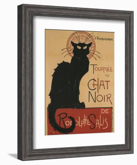 Tournee Du Chat Noir, 1896-Théophile Alexandre Steinlen-Framed Giclee Print