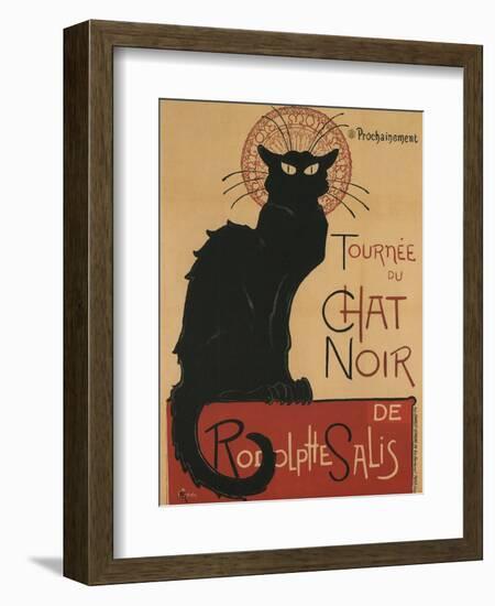 Tournee Du Chat Noir, 1896-Théophile Alexandre Steinlen-Framed Giclee Print