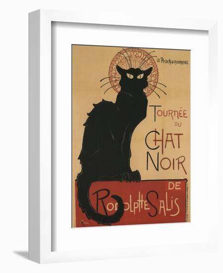 Tournee Du Chat Noir, 1896-Théophile Alexandre Steinlen-Framed Giclee Print