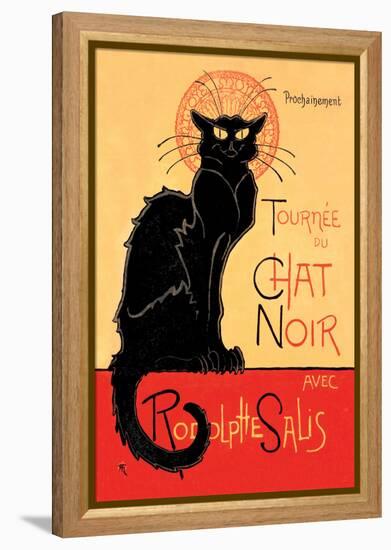 Tournee du Chat Noir Avec Rodolptte Salis-Th?ophile Alexandre Steinlen-Framed Stretched Canvas