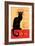 Tournee du Chat Noir Avec Rodolptte Salis-Th?ophile Alexandre Steinlen-Framed Art Print