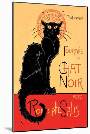 Tournee du Chat Noir Avec Rodolptte Salis-Th?ophile Alexandre Steinlen-Mounted Art Print
