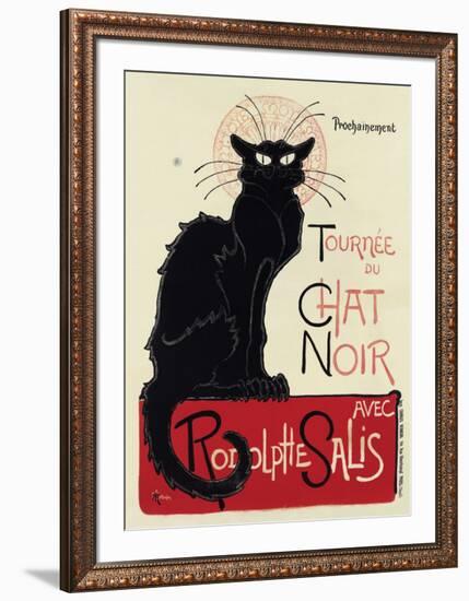 Tournée du Chat Noir, c.1896-Théophile Alexandre Steinlen-Framed Art Print