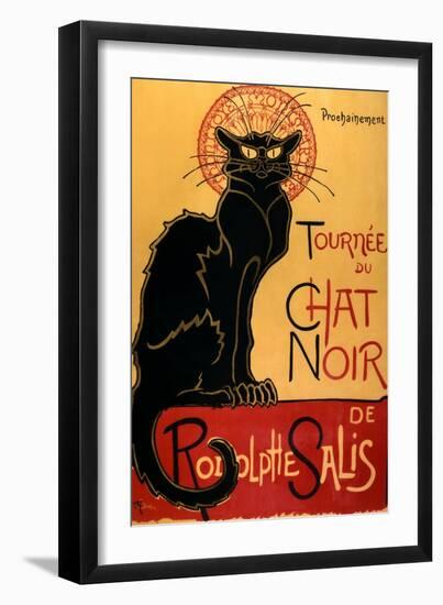 Tournée du Chat Noir, c.1896-Théophile Alexandre Steinlen-Framed Premium Giclee Print