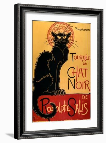 Tournée du Chat Noir, c.1896-Théophile Alexandre Steinlen-Framed Premium Giclee Print