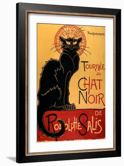 Tournée du Chat Noir, c.1896-Théophile Alexandre Steinlen-Framed Art Print