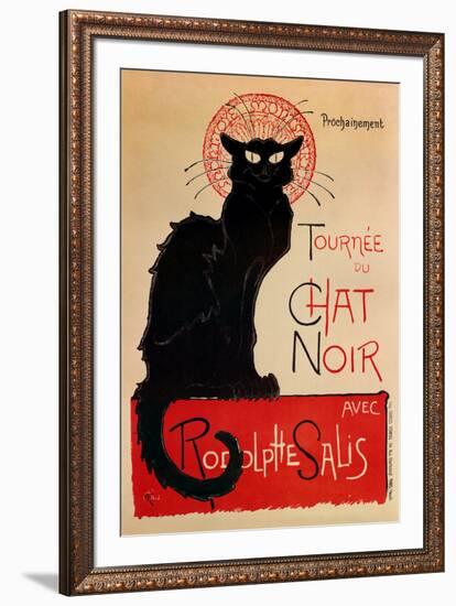 Tournee Du Chat Noir-Théophile Alexandre Steinlen-Framed Art Print