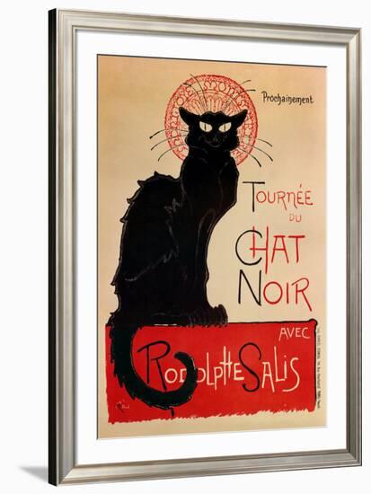 Tournee Du Chat Noir-Théophile Alexandre Steinlen-Framed Art Print