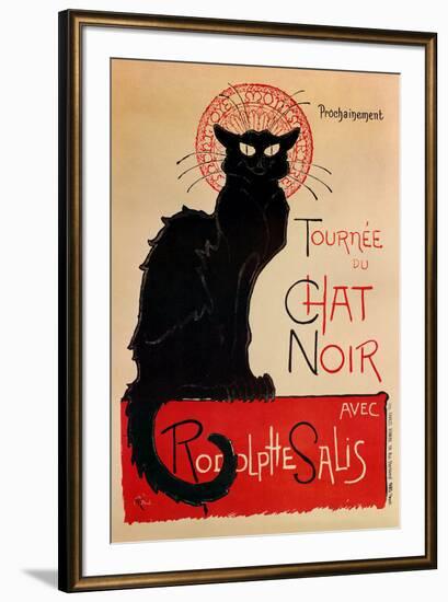 Tournee Du Chat Noir-Théophile Alexandre Steinlen-Framed Art Print