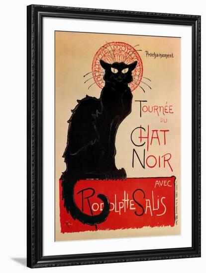 Tournee Du Chat Noir-Théophile Alexandre Steinlen-Framed Art Print